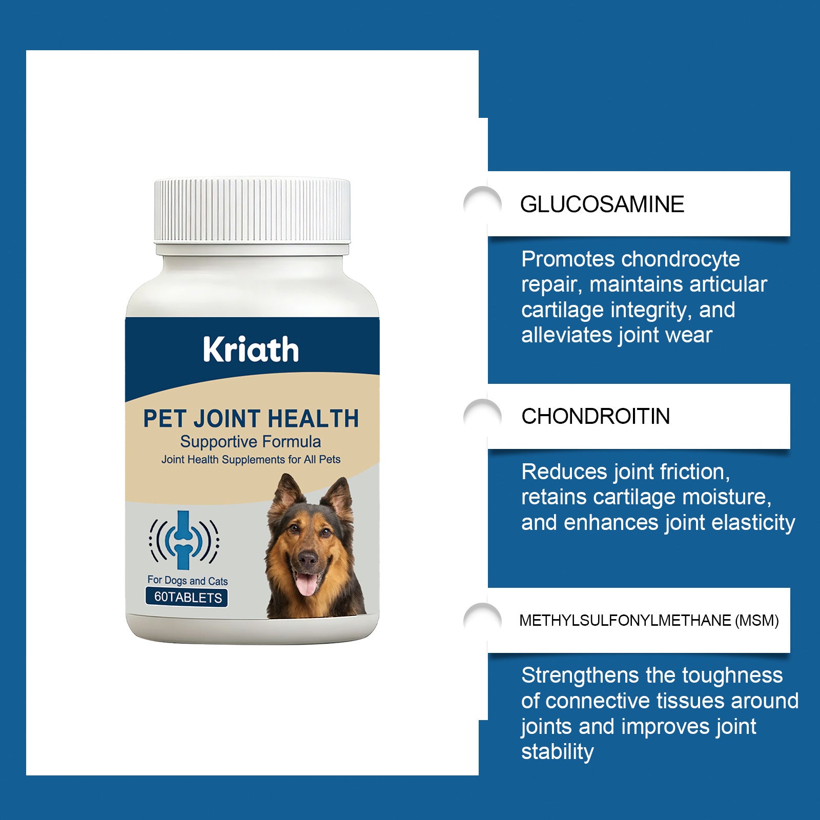 Pet Joint Health Chewable Tablets