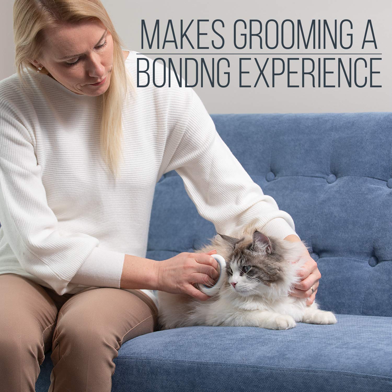 Pet Grooming Deshedding & Dematting Comb for Cats & Dogs